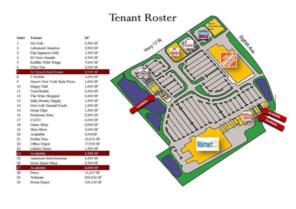 Gator Hole Plaza : 550 Highway 17 N, North Myrtle Beach, SC 29582